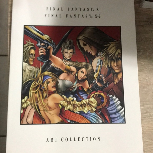 VINTAGE 2003 FINAL FANTASY X & X-2 ART COLLECTION BOOK - Picture 1 of 8